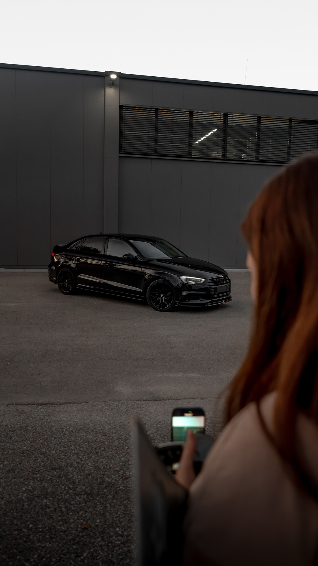 Audi A3 blacked out with Maxton Design Body Kit Spoiler Lip