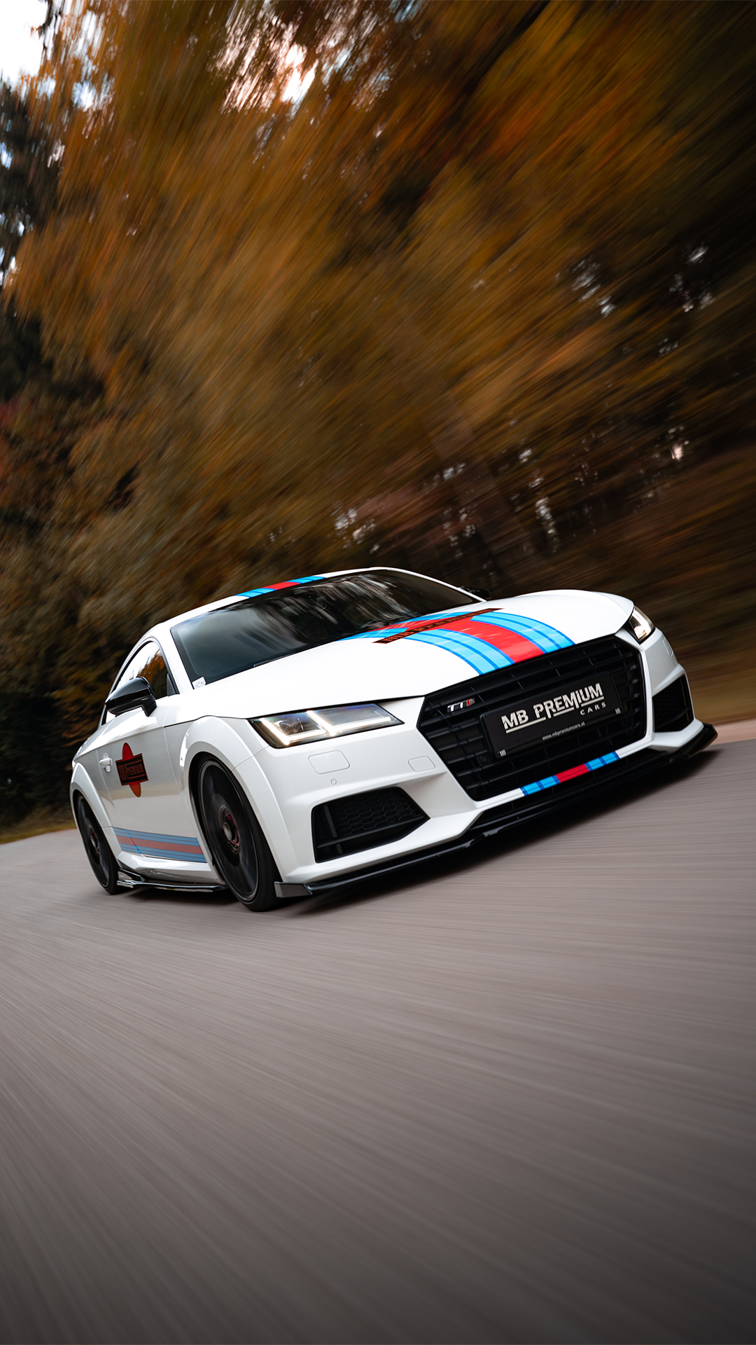Audi TTs on Air suspension rolling shot by MB Premium Cars